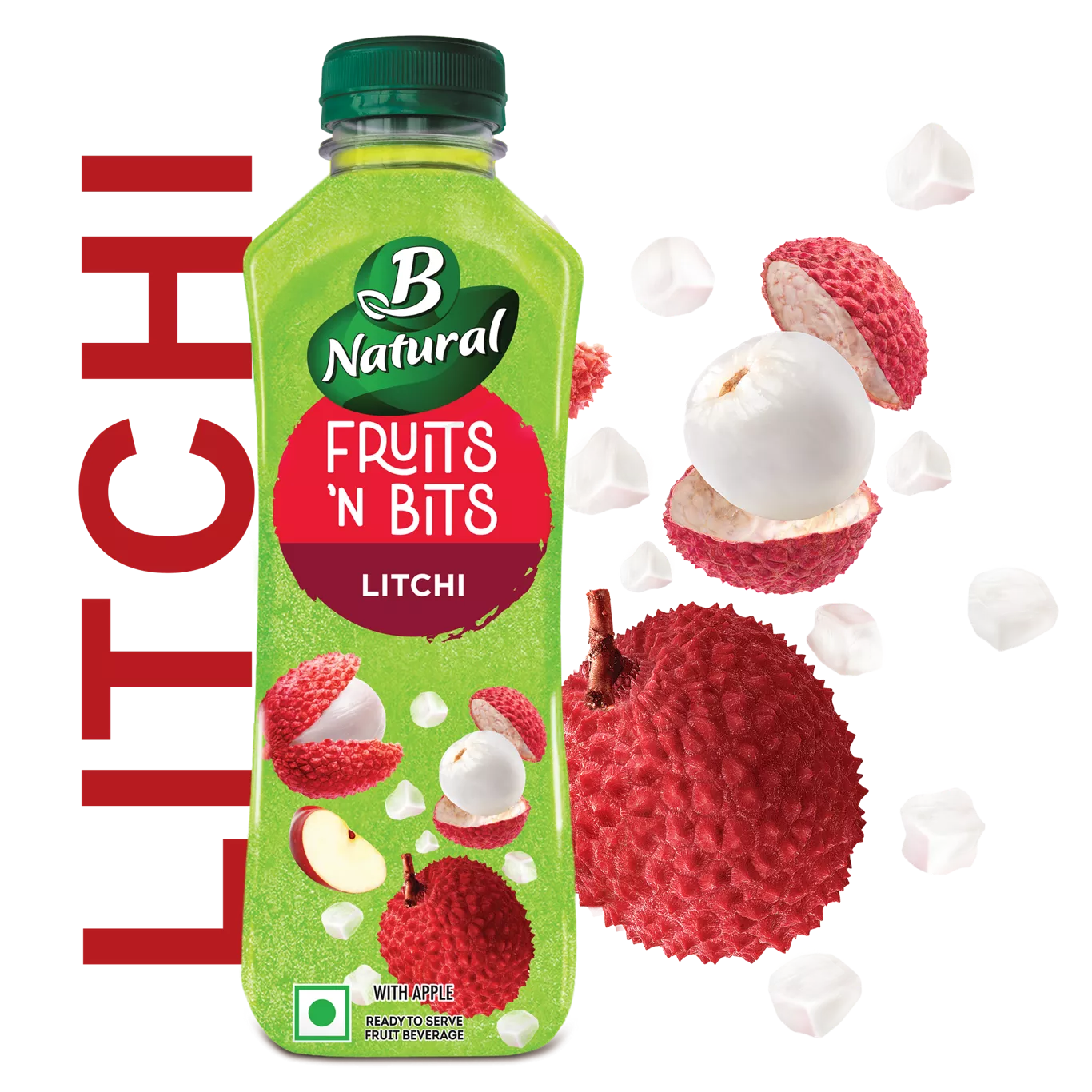Fruits n Bites Litchi Juice - B Natural